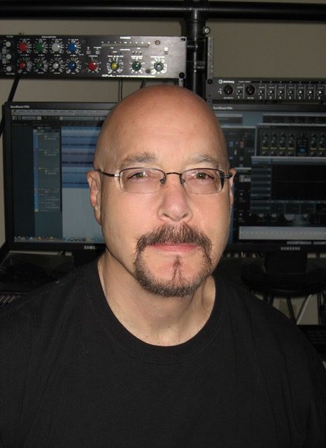 Robert Jason in his recording studio